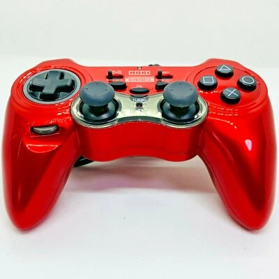 HORI PAD PS3 Turbo Controller Gamepad Red Japan - Image 1 of 4