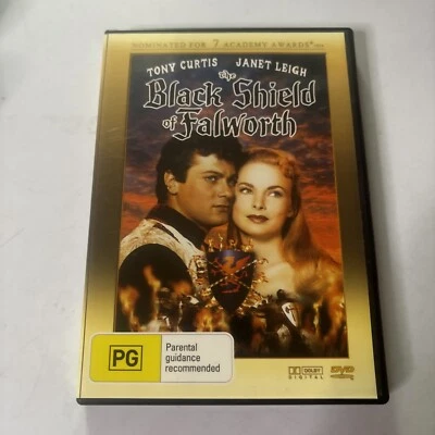 The Black Shield Of Fallsworth (DVD, 1954) Tony Curtis, Janet Leigh Region 4 - image 1 of 3