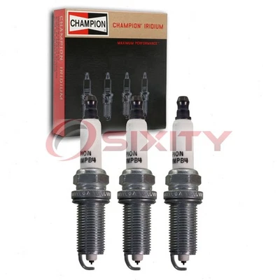 3 bujías Champion Iridium para Mitsubishi Mirage 2014-2017 1,2 L L3 ne Foto 1 de 4