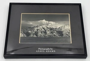 Ansel Adams Edizione Speciale Stampa Fotografata Con Cornice Licenza Mt. Williamson - Foto 1 di 3