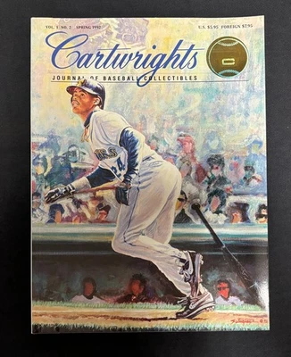 卡特赖特棒球杂志收藏品卷。 1 号 2 Spring 1992 免运费! — 第 1/3 张图片
