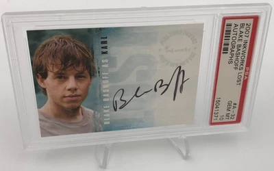 BLAKE BASHOFF AUTO Inkworks Card TV Show LOST as KARL graded PSA GEM MINT 10 - Image 1 of 4