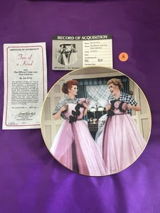 Hamilton Collection - I Love Lucy Collector Plate - Two Of A Kind - Picture 1 of 1