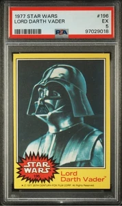 1977 Topps Star Wars #196 Lord Darth Vader PSA 5 EX - Picture 1 of 2