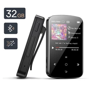 MP3 Player 32GB HiFi Lossless Sound Bluetooth Music Voice Recorder FM Radio - Picture 1 of 1