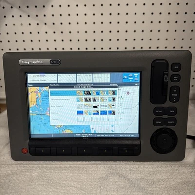 Raymarine C90w Widescreen GPS Chartplotter Multifunction Display - Image 1 of 4
