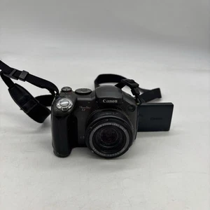 Canon PowerShot S3 Is 6.0MP 12X Optical Zoom Black Camera Working Read - Picture 1 of 15