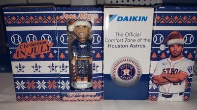 Jose Altuve Ugly Christmas Sweater SGA Bobblehead 7/24, Houston Astros vs A's - Image 1 of 4