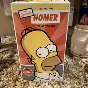 2002 Homer Die Simpsons 9 Zoll Bier trinken Homer Simpson Dose zum Aufziehen mit Box - Bild 1 von 6