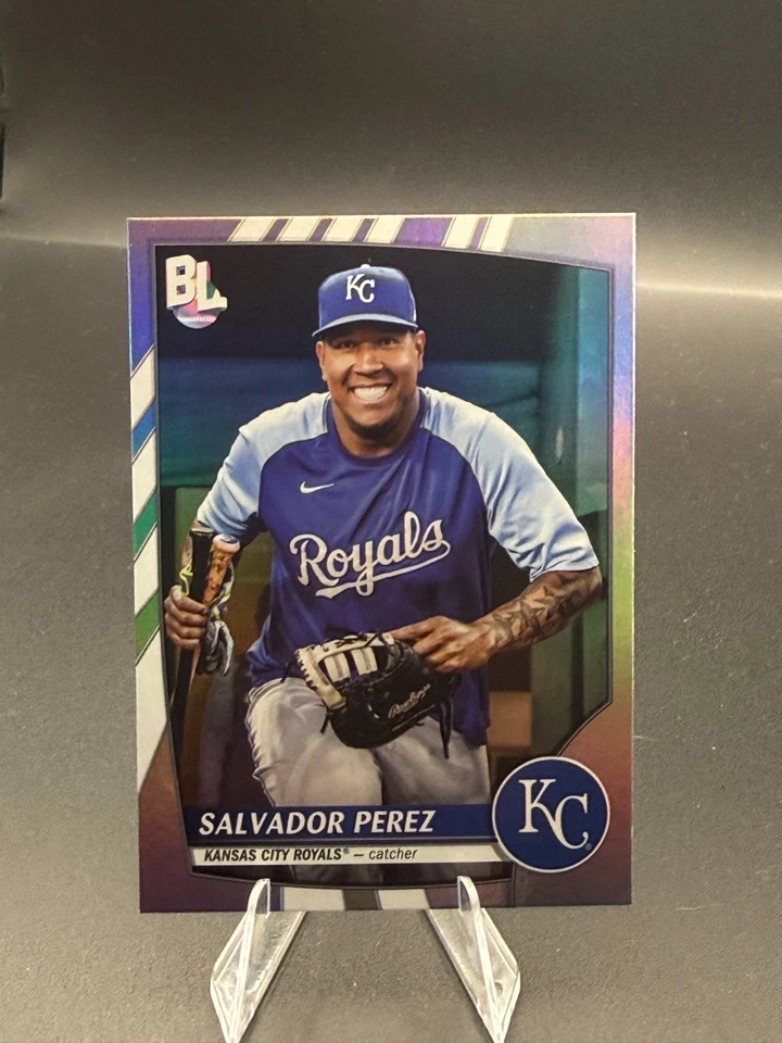 2023 Topps Big League - Uncommon Rainbow Foil Salvador Perez #250 - Image 1 of 1