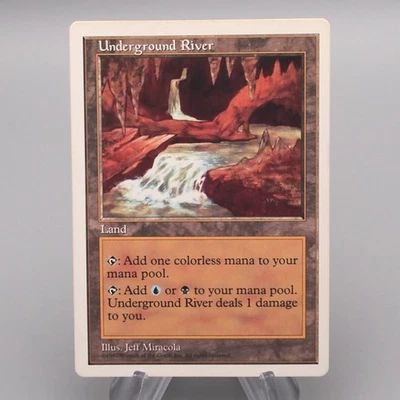 MTG Magic the Gathering Underground River NM-EX 1997 English s738 - Image 1 of 3