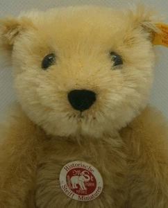 Historische STEIFF Miniaturen: Teddy / Teddybär BÄRLE (029097), beige - Bild 1 von 3