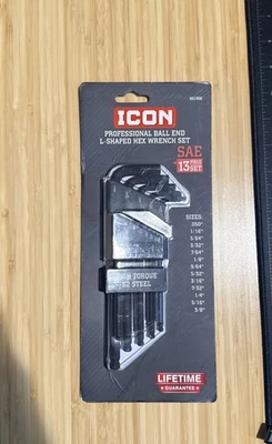 ICON 13 Pce Metric Hex Key Set Ball End Allen Wrench Kit 57928 HM1300 New - Image 1 of 2