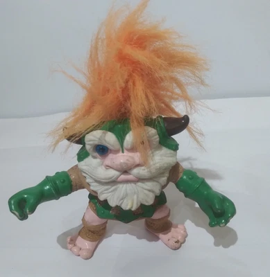 1992 HASBRO Viking BATTLE TROLL green swivel waist - Image 1 of 4