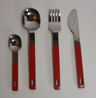 Servizio Posate 8 Persone Tot 35 Design ABERT NICROSIL Vintage Space Age Moderna