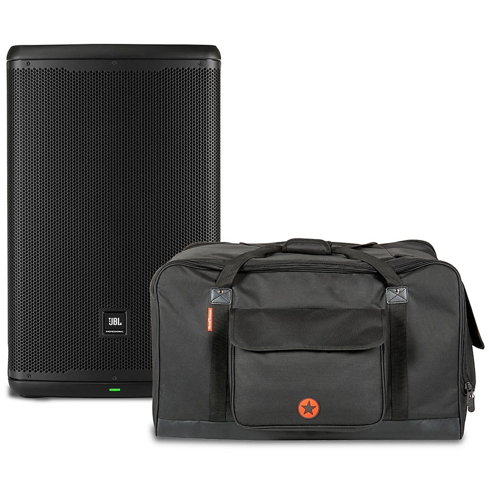 Altavoz alimentado JBL EON715 15" con bolsa Road Runner Foto 1 de 4