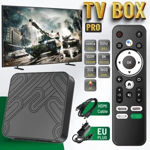 2025 Android Tv Box 14 ATV 4K HDR Dual WIFI6 YouTube + Apps 5,2 BT TOP OVP NEU - Bild 1 von 19