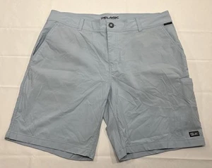 Pelagic Men's Shorts Hybrid 19" Mako Hydro Gyotaku SLT Size 36x8” Inseam - Picture 1 of 8