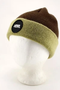 Howl Circle Patch Beanie, Unisex Einheitsgröße, braun - Bild 1 von 3