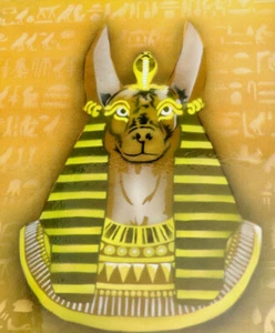 Anubis multi layer bust airbrush art craft mylar stencil  - Picture 1 of 5