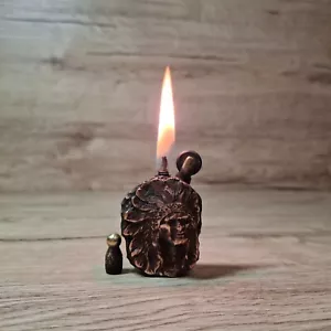 Encendedor de gasolina vintage LIBERTY hecho a mano - Imagen 1 de 8