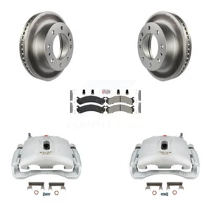 Front Brake Caliper Coat Rotors Semi-Metallic Pad Kit For Chevrolet Express 3500 - Picture 1 of 14