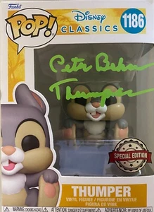 Peter Behn-GENUINE Signed Thumper Funko 1186 - Picture 1 of 2
