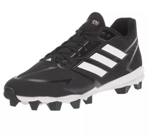 Adidas Icon 8 MD Baseball Cleats Black White IG9589 Mens Size 14 New With Box - Picture 1 of 7