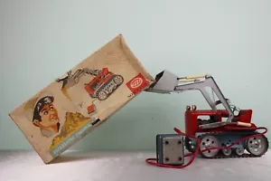 SOMMAVILLA art. 1033 ESCAVATORE CINGOLATO 1a Serie Giocattolo Scatola Epoca '60 - Foto 1 di 22