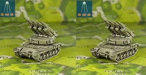 Battletech Alternative - Nesun Heavy Lurmishe Missile Launchers x2 (6mm scale) - Picture 1 of 5