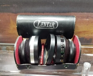 Teleobjetivo Lentar y Lente Gran Angular 8 - V Hecho en Japón con Bolsa - Imagen 1 de 5
