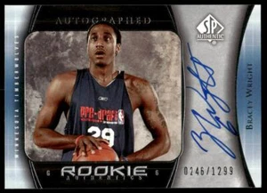 Bracey Wright Auto Rookie 2005-06 SP Authentic #130 #/1299 44393 - Picture 1 of 2