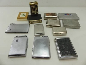 (ref288BC) 13 estuches de cigarrillos vintage algunos encendedores inc - Imagen 1 de 8