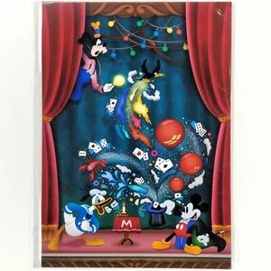 Magician Mickey Postcard WonderGround Gallery Disney Jason Ratner Donald Goofy - Picture 1 of 2