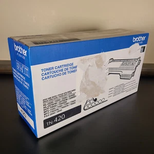 Brother TN-420 Black Toner Cartridge - Genuine OEM For HL DCP MFC FAX Series - Picture 1 of 6