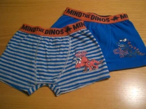 NEUWERTIG!! Set 2x Jungen Boxershort Unterhose Gr 92 C&A Dinos - Bild 1 von 6