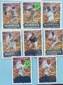 1999 Topps Record Numbers You pick-Complete your Set