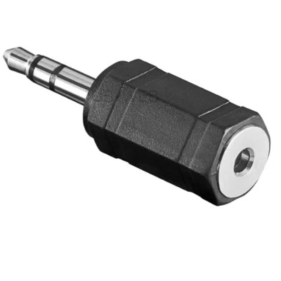 Audio Adapter Klinke 3,5mm stereo Stecker auf 2,5mm stereo Klinke Buchse aag