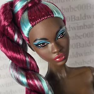 K94 ~ AKT SIMONE BARBIE MODEL MUSE TÜRKIS FANTASY SAMMLUNG AA PUPPE 4 OOAK - Bild 1 von 9