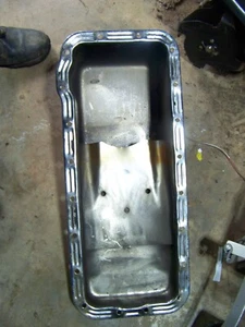Oil Pan 1958-76 Ford Car 352/390/406/427/428 Chrome - Picture 1 of 3