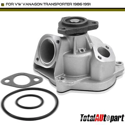 Bomba de agua del motor con junta para Volkswagen Transporter Vanagon 86-91 2,1 L gasolina Foto 1 de 4