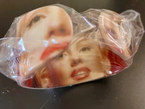 Marilyn Monroe Mid-Century Cuff Bracelet  Photo on Plastic Pop Icon Lightweight - Picture 1 of 4