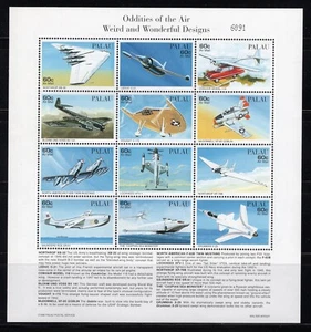 PALAU 1996 Airmail - Special Aircraft Designs M1007 - Picture 1 of 1