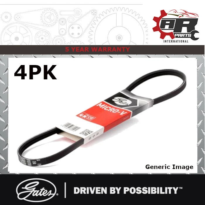 Micro V Ribbed Drive Belt - 4PK913 - fits Fiat Fiorino, Tempra, Tipo, Uno 92-96 - Image 1 of 1