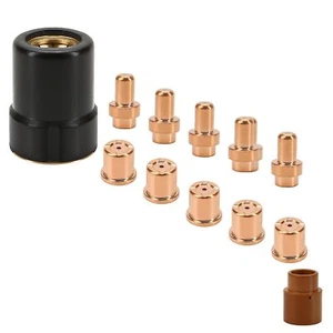 12Pcs Plasma Electrode Cutter Tips Kit Cutting Consumable Compatible for East... - Picture 1 of 9