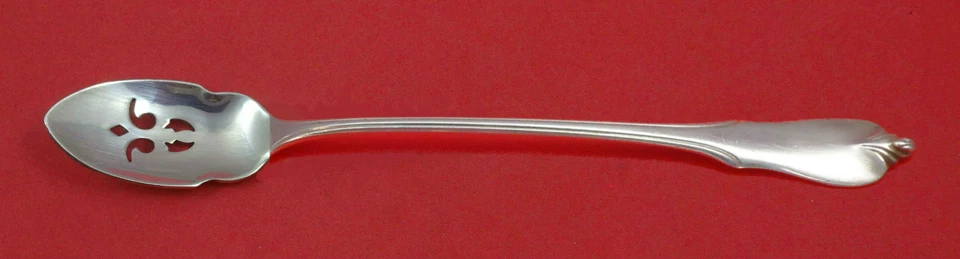 Grand Colonial by Wallace Sterling Silver Olive Spoon Pierced Long 7 3/8" Custom - Image 1 of 1