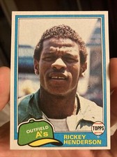 1981 Topps - #261 Rickey Henderson