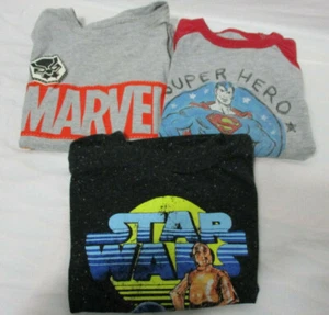 Jungen Kleinkind Superman, Marvel & Star Wars Shirts. Größe 4T - Bild 1 von 7