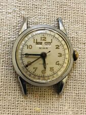 Vintage RIMA Watch Triple Date Calendar  (collectable) Swiss Made