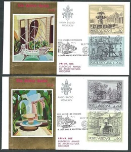 1975 VATICANO FDC KIM COVER FONTANE NO TIMBRO ARRIVO - H7 - Picture 1 of 1